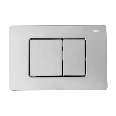 ABBER AC1100-AC0105-AC0120 Комплект подвесной унитаз Bequem с инсталляцией и кнопкой хром 