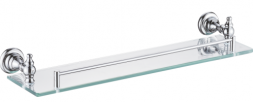 Rose RG1119 Полка стеклянная хром