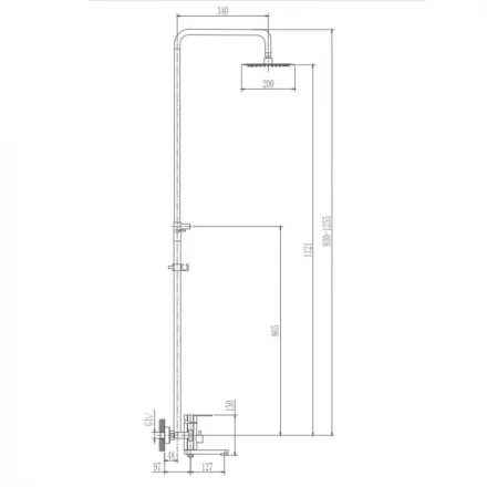 Haiba HB24806 Душевая система