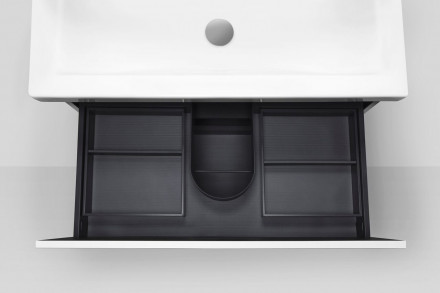 Am.pm Gem M90FHX07522WG тумба 75 под раковину с 2 ящиками белая