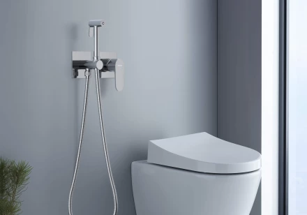 AQUATEK ОБЕРОН AQ1220CR комплект для гигиенического душа встроенный