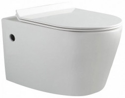 Aquanet Atago BL-104N-WHT Rimless Унитаз подвесной