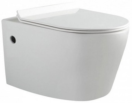 Aquanet Atago BL-104N-WHT Rimless Унитаз подвесной