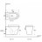 Aquanet Atago BL-104N-WHT Rimless Унитаз подвесной