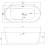 Abber AB9219 Акриловая ванна 175x80
