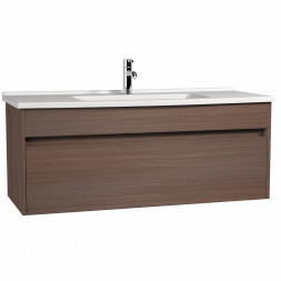 Тумба с раковиной Vitra S50 темный дуб 120x46,5 см