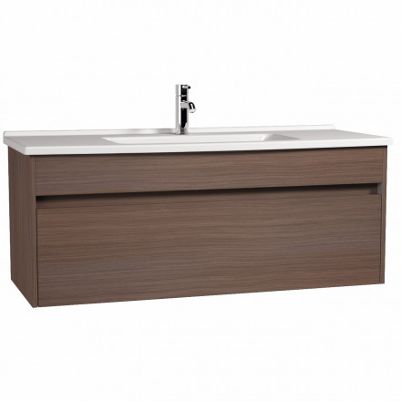 Тумба с раковиной Vitra S50 темный дуб 120x46,5 см