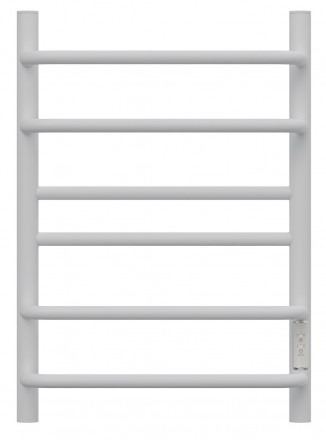 POINT PN90846W П6 Полотенцесушитель электрический 400x600 диммер справа, белый