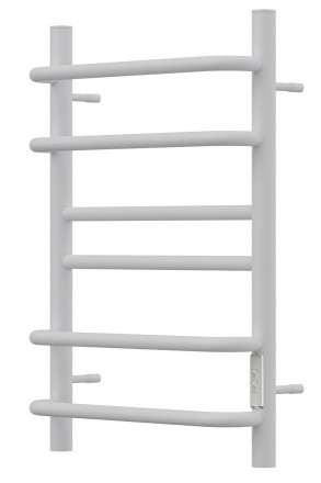 POINT PN90846W П6 Полотенцесушитель электрический 400x600 диммер справа, белый