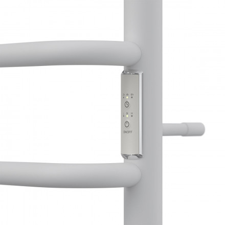 POINT PN90846W П6 Полотенцесушитель электрический 400x600 диммер справа, белый