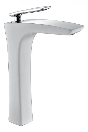 Timo Helmi 4011/00-16F chrome white Смеситель для раковины чаши высокий