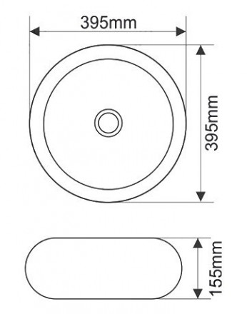 CeramaLux 5004SP раковина 39.5