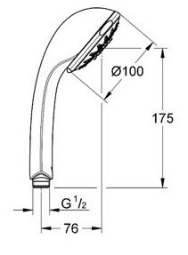 Grohe Relexa New 28796000 Ручной душ