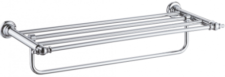 Rose RG1108 Полка для полотенца металлическая хром