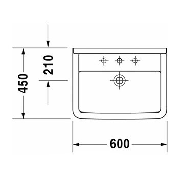 Duravit Starck 3 0300600000 Раковина