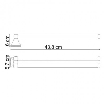 Wasserkraft Wern К-2531 Держатель полотенец рога