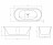 Abber AB9201-1.6 Акриловая ванна 160x80