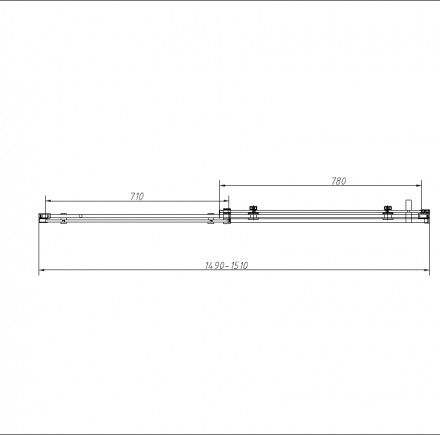 Vincea Como-N VSR-4CN9015CLB душевой уголок