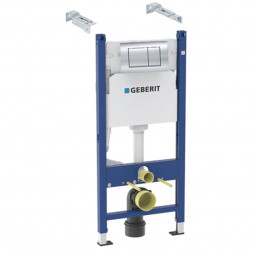 Geberit Delta 30 458.163.21.1 инсталляция с кнопкой для подвесного унитаза