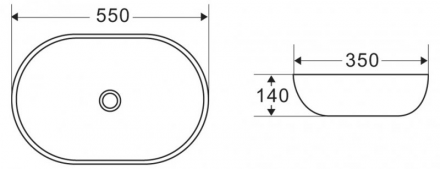 BelBagno BB1048 Раковина накладная