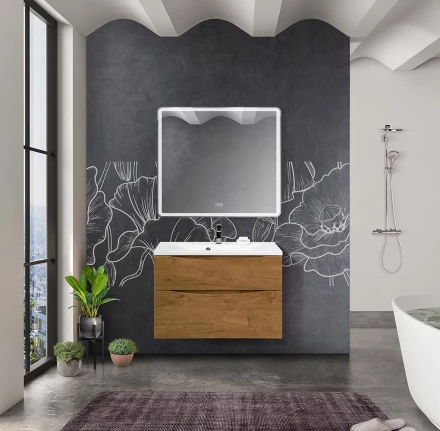 BelBagno KRAFT-1000-2C-SO-BO тумба с раковиной подвесная