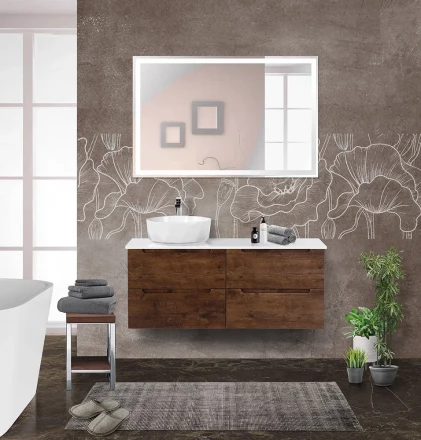 BelBagno KRAFT-800-2C-PIA-RT тумба с керамической раковиной напольная