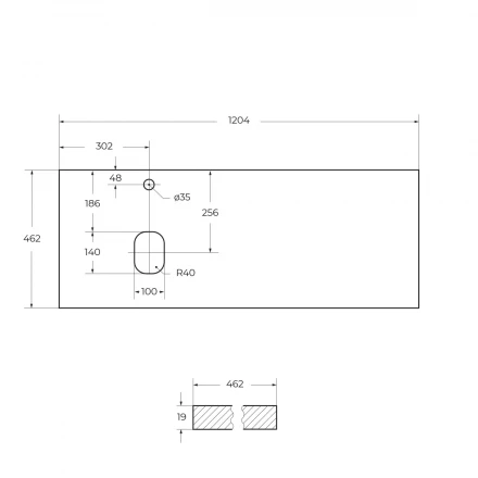 BelBagno KRAFT-800-2C-PIA-RT тумба с керамической раковиной напольная