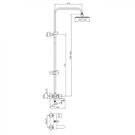 Haiba HB2401 Душевая система