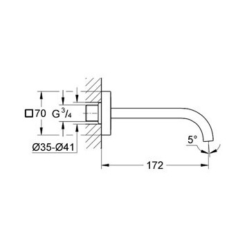 Grohe Allure 13264 000 Излив 17 см
