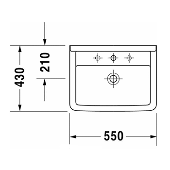 Duravit Starck 3 0300550000 Раковина