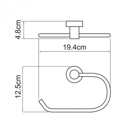 Wasserkraft Donau K-9460 Держатель полотенец кольцо