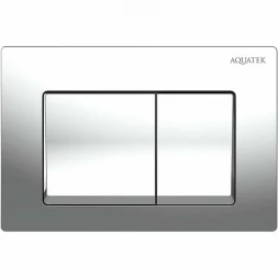 Aquatek TDI-0000005 (010B) Панель смыва Small Хром глянец для INS-0000018 с верхней кнопкой смыва