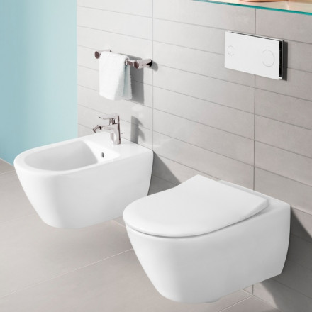 Villeroy Boch Subway 2.0 5614R201 Унитаз подвесной с сиденьем (Soft Close)