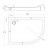 Veconi Tezeo acrylic TZ55L-10090-C5 душевой поддон