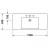 Duravit Vero 0329100000 Раковина 105 см