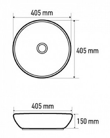 CeramaLux 7078ASP раковина 40.5