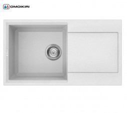 Omoikiri Sakaime 78-WH мойка 780x435 белый