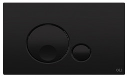 Oli Globe 152952 кнопка смыва черный Soft touch