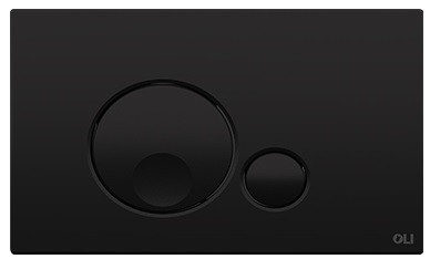 Oli Globe 152952 кнопка смыва черный Soft touch