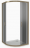 Good Door Jazze R-90-B-BR Душевой угол