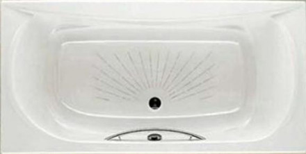 Roca Akira 170x85 2325G000R Чугунная ванна с противоскользящим покрытием