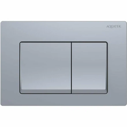 Aquatek TDI-0000006 (010C) Панель смыва Small Хром матовая для INS-0000018 с верхней кнопкой смыва