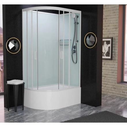 Frank F412/2R М White 20039 душевая кабина без крыши
