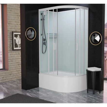 Frank F412/2L М White 20037 душевая кабина без крыши