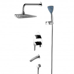 Lemark Mars LM3522C смеситель для ванны и душа, встраиваемый