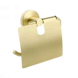 Fixsen Comfort Gold FX-87010 Бумагодержатель с крышкой золото-сатин
