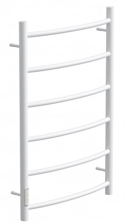 POINT PN04758W П6 Полотенцесушитель электрический 500x800 диммер слева, белый