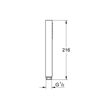 Grohe Euphoria Cube 27698000 Ручной душ
