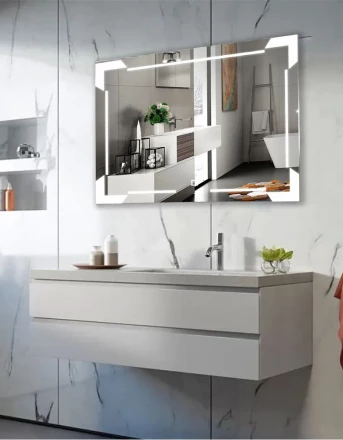 Azario Крокус ФР-00001350 Зеркало LED-подсветка с диммером 800х600