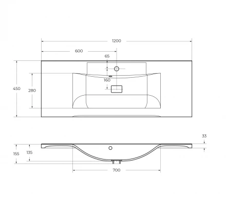 BelBagno MARINO-900-2C-SO-RG-P тумба с раковиной подвесная